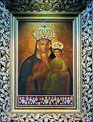 Obraz Matki Boskiej Pocieszenia w otarzu gwnym